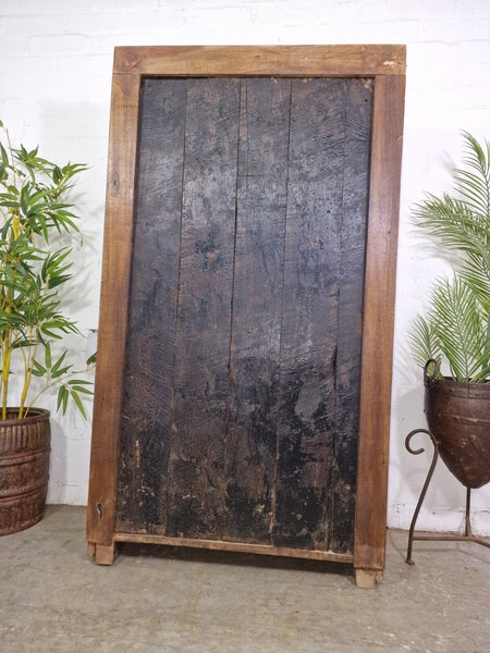 Vintage Antique Indian Solid Wooden Hand Carved Kitchen Cabinet Cupboard Armoire