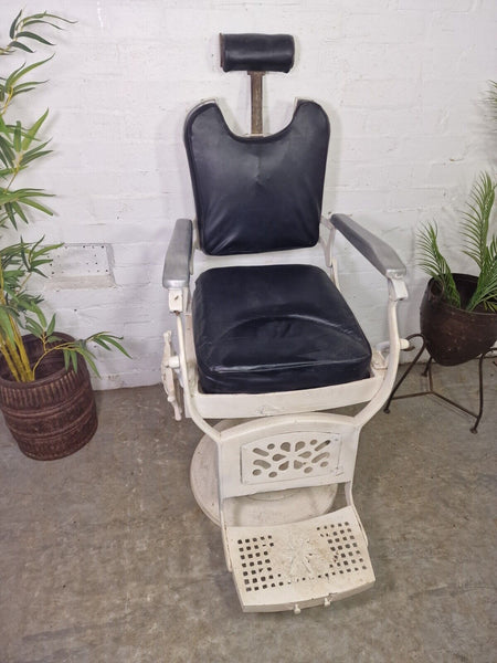 Vintage Antique 1920's Heavy Duty Industrial Indian Barbour Chair Dentist Seat