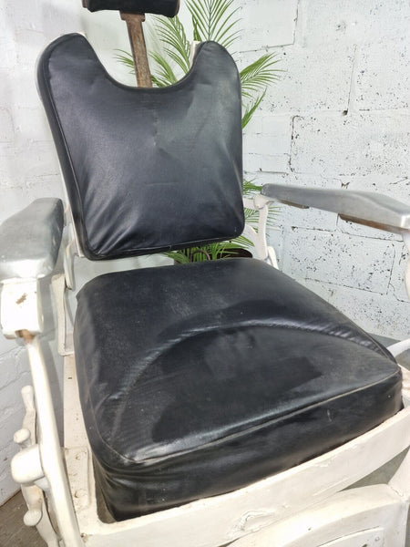 Vintage Antique 1920's Heavy Duty Industrial Indian Barbour Chair Dentist Seat