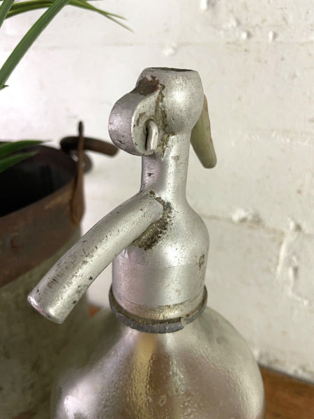 Vintage European Glass Soda Syphon Bottle Display Prop