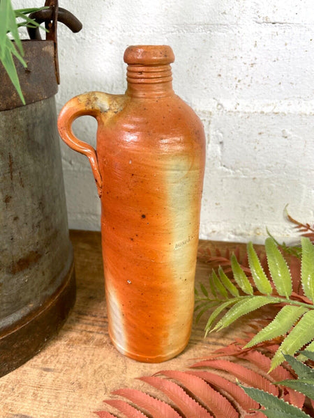 Vintage Antique German Stoneware Salt Glazed Seltzer Water Bottle Vase