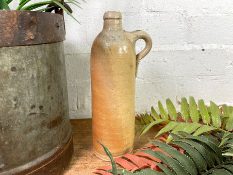 Vintage Antique German Stoneware Salt Glazed Seltzer Water Bottle Vase