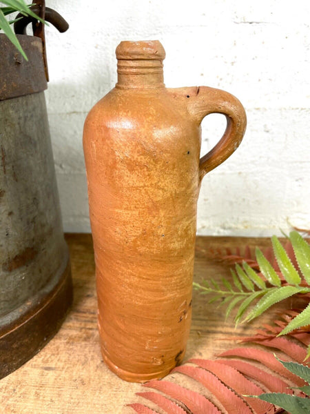 Vintage Antique German Stoneware Salt Glazed Seltzer Water Bottle Vase