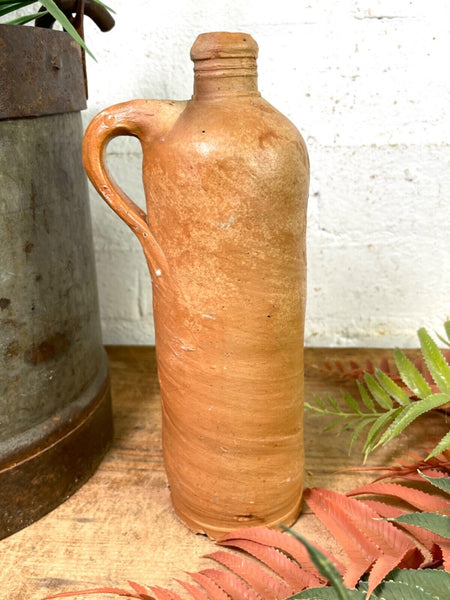 Vintage Antique German Stoneware Salt Glazed Seltzer Water Bottle Vase