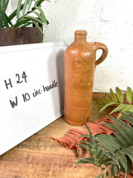 Vintage Antique German Stoneware Salt Glazed Seltzer Water Bottle Vase