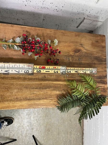 ANTIQUE VINTAGE SURVEYORS WOODEN TELESCOPIC MEASURE STICK RULE STAFF POLE