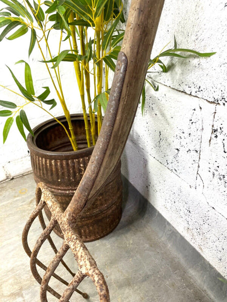 Antique Vintage Hay Fork Farming Agricultural Garden Tool Display Props