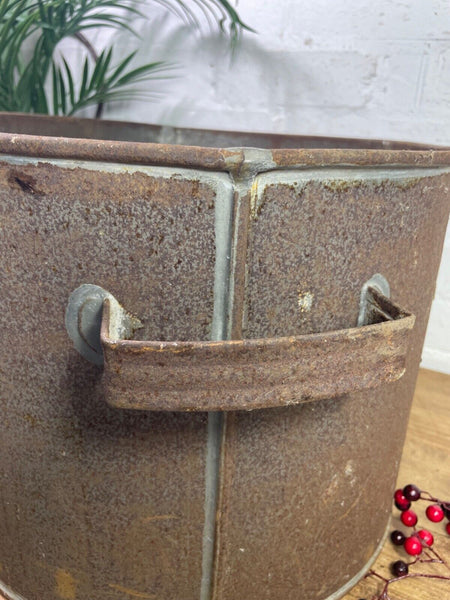 Vintage Lister Made In England Agricultural Milking Bucket Tub Garden Planter