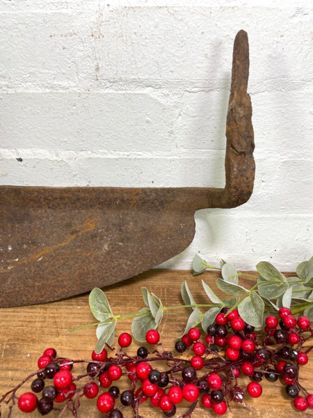 Antique Vintage Hay Peat Cutter Farming Agricultural Garden Tool Display Props