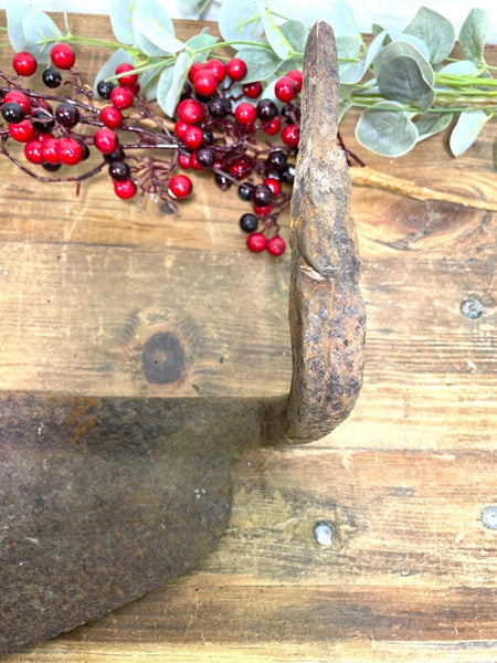 Antique Vintage Hay Peat Cutter Farming Agricultural Garden Tool Display Props