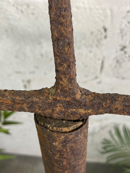 Antique Vintage Hay Pitch Fork Farming Agricultural Garden Tool Display Props
