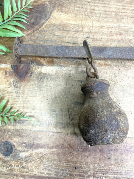 Antique 19th Century Butcher Grocers Meat Vegetable Weighing Scales Display Prop