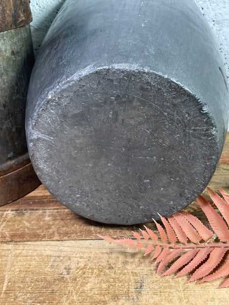 Vintage Rustic Smelting Casting Crucible Plant Pot Garden Planter