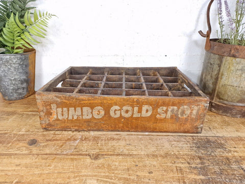 Vintage Original Wooden Soda Drinks Advertising Crate