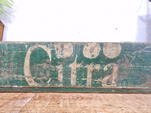 Vintage Original Wooden Soda Drinks Advertising Crate