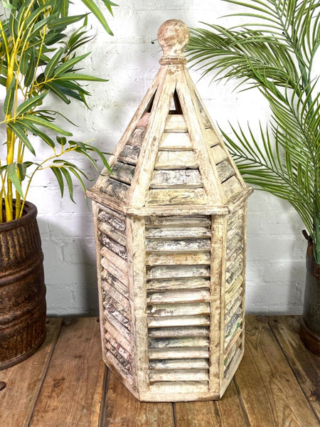 Reclaimed Recycled Rustic Wooden Painted Birdhouse Bird Box House Garden Decor