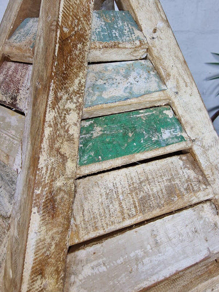 Reclaimed Recycled Rustic Wooden Painted Birdhouse Bird Box House Garden Decor