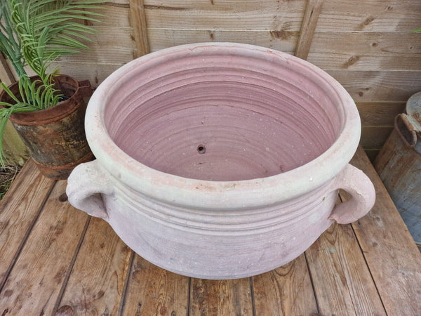 Large Rustic Mediterranean Terracotta Olive Tree Garden Plant Pot Planter Urn