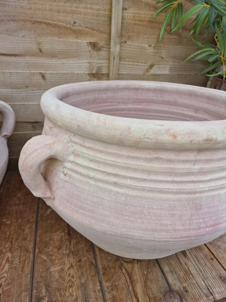 Large Rustic Mediterranean Terracotta Olive Tree Garden Plant Pot Planter Urn