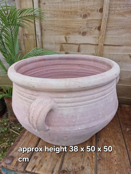 Large Rustic Mediterranean Terracotta Olive Tree Garden Plant Pot Planter Urn