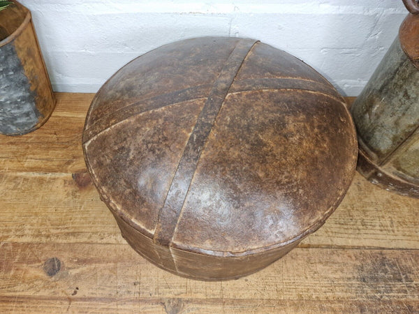 Antique Rustic Hand Forged Riveted Iron Metal Bowl Dish Herb Garden Planter