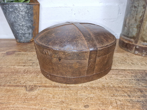 Antique Rustic Hand Forged Riveted Iron Metal Bowl Dish Herb Garden Planter