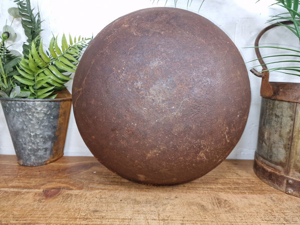 Old Vintage Rustic Original Indian Heavy Iron Metal Lota Water Vessel Pot Vase