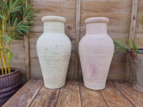 Rustic Mediterranean Terracotta Pot Roman Greek Urn Garden Planter Amphora
