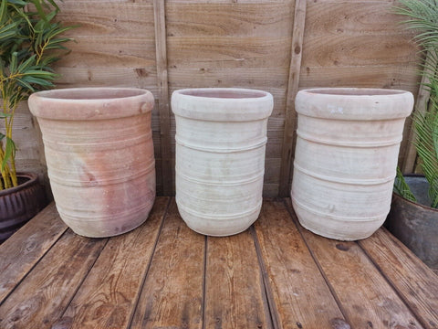 Large Rustic Mediterranean Terracotta Olive Tree Garden Plant Pot Planter Urn