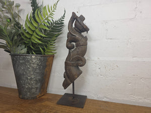 Antique 19th Century Indian Architectural Wooden Temple Carving Corbel