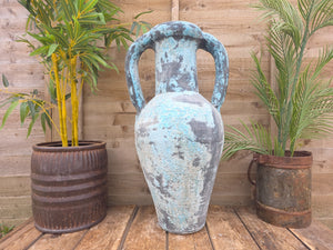 Large Rustic Mediterranean Terracotta Pot Roman Greek Urn Garden Planter Amphora
