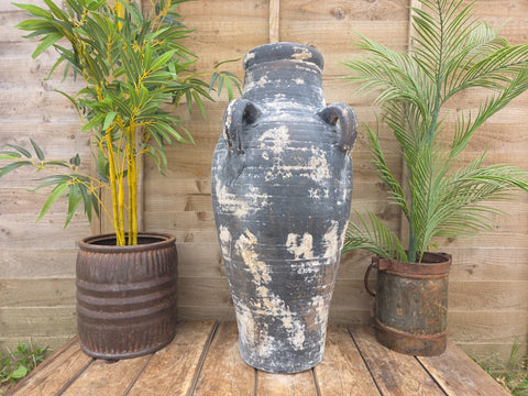 Large Rustic Mediterranean Terracotta Pot Roman Greek Urn Garden Planter Amphora