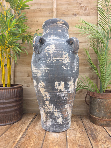 Large Rustic Mediterranean Terracotta Pot Roman Greek Urn Garden Planter Amphora