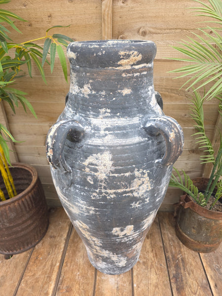 Large Rustic Mediterranean Terracotta Pot Roman Greek Urn Garden Planter Amphora