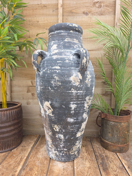 Large Rustic Mediterranean Terracotta Pot Roman Greek Urn Garden Planter Amphora