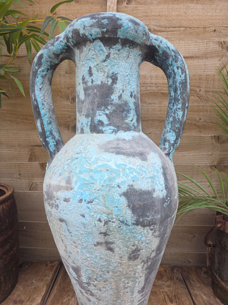 Large Rustic Mediterranean Terracotta Pot Roman Greek Urn Garden Planter Amphora
