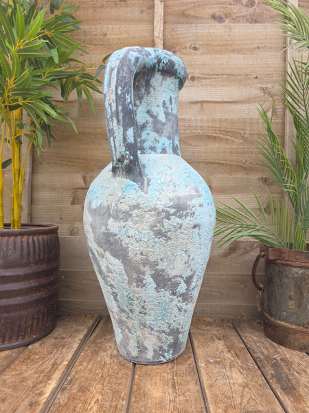 Large Rustic Mediterranean Terracotta Pot Roman Greek Urn Garden Planter Amphora