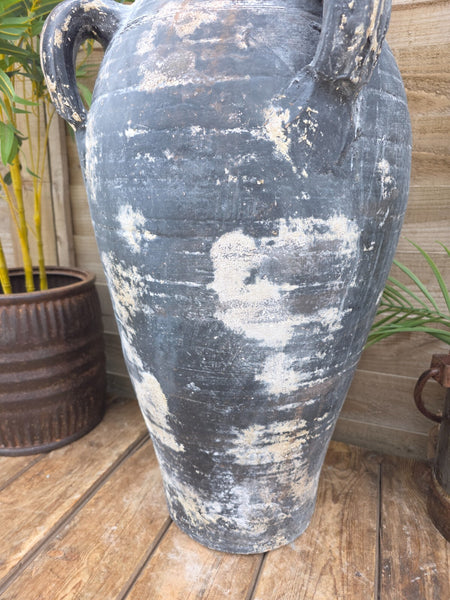 Large Rustic Mediterranean Terracotta Pot Roman Greek Urn Garden Planter Amphora