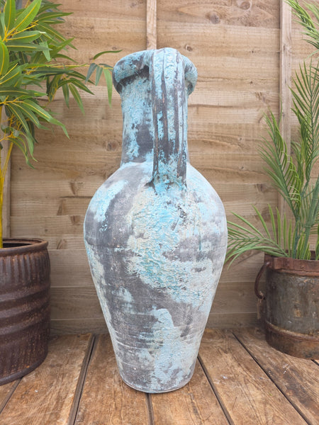 Large Rustic Mediterranean Terracotta Pot Roman Greek Urn Garden Planter Amphora