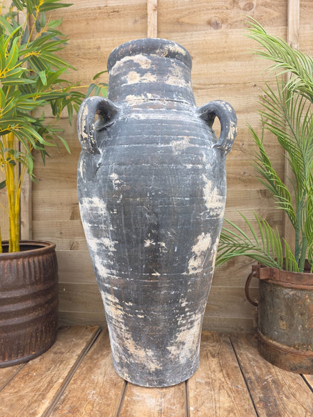 Large Rustic Mediterranean Terracotta Pot Roman Greek Urn Garden Planter Amphora