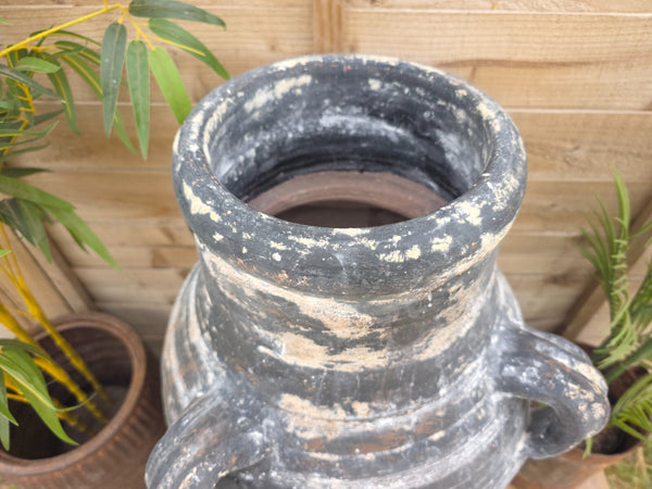 Large Rustic Mediterranean Terracotta Pot Roman Greek Urn Garden Planter Amphora