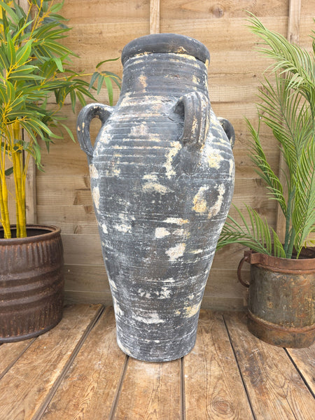 Large Rustic Mediterranean Terracotta Pot Roman Greek Urn Garden Planter Amphora