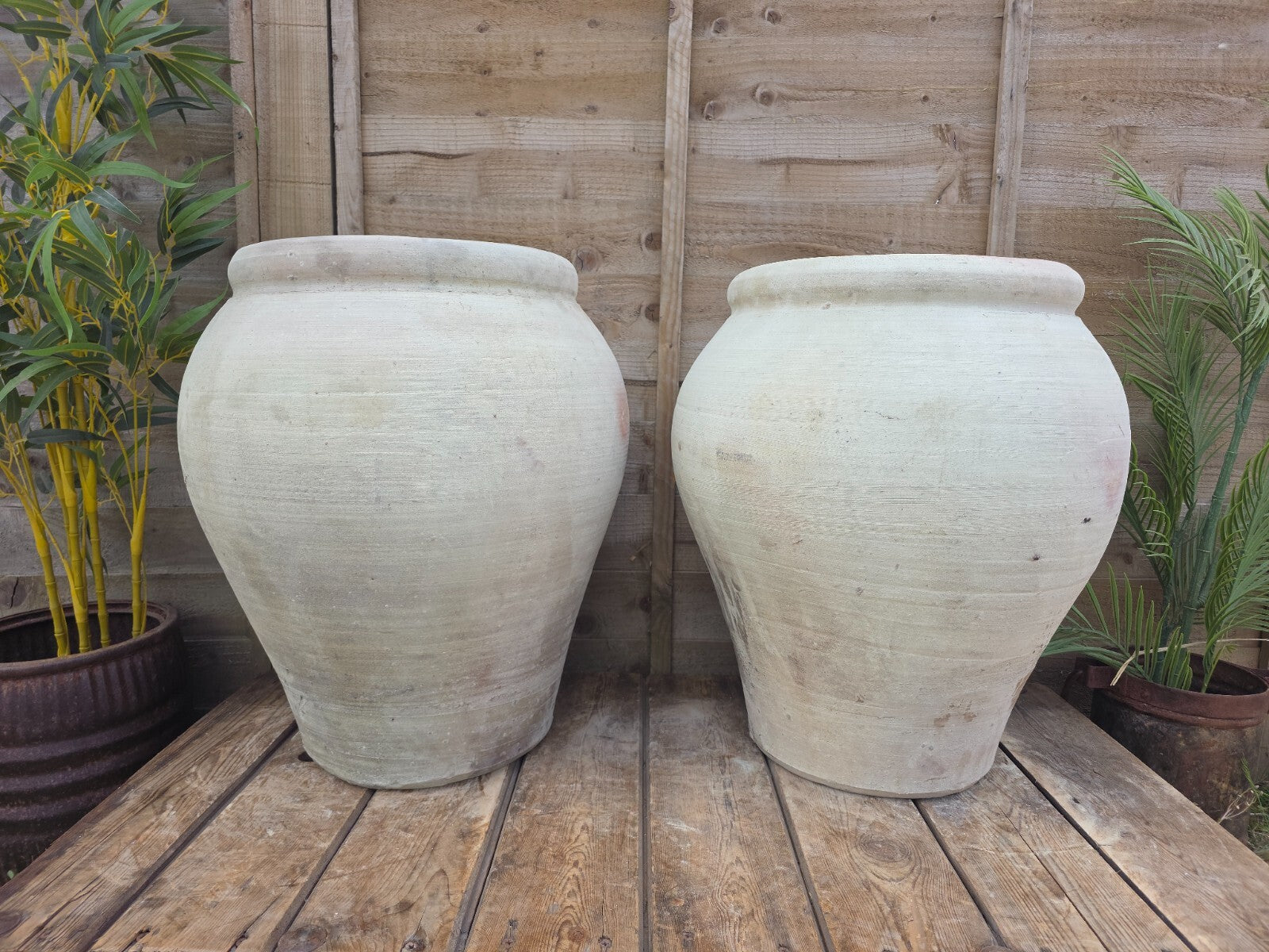 Large Rustic Mediterranean Terracotta Olive Tree Garden Plant Pot Planter Urn