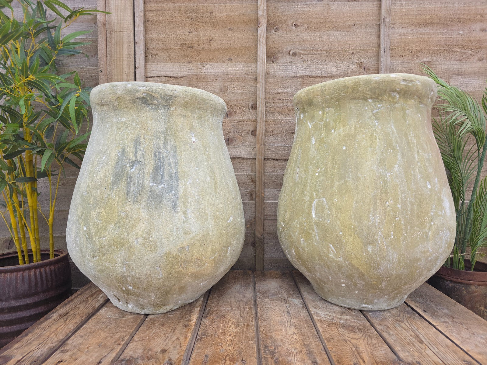 Large Rustic Mediterranean Terracotta Olive Tree Garden Plant Pot Planter Urn