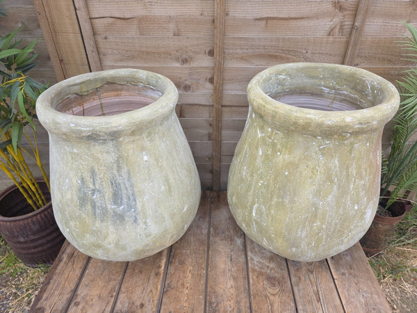 Large Rustic Mediterranean Terracotta Olive Tree Garden Plant Pot Planter Urn