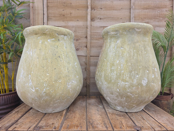 Large Rustic Mediterranean Terracotta Olive Tree Garden Plant Pot Planter Urn