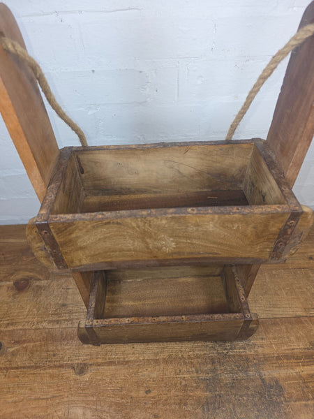 Vintage Indian Brick Mould Wall Hanging Kitchen Display Shelves Spice Rack