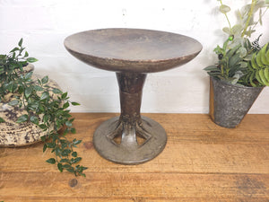 Vintage Hand Made Wabi Sabi Indian Tribal Nagaland Nage Dish Plate Fruit Bowl