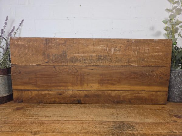 Vintage Indian Teak Wooden Print Printers Tray Wall Collectibles Display Shelf
