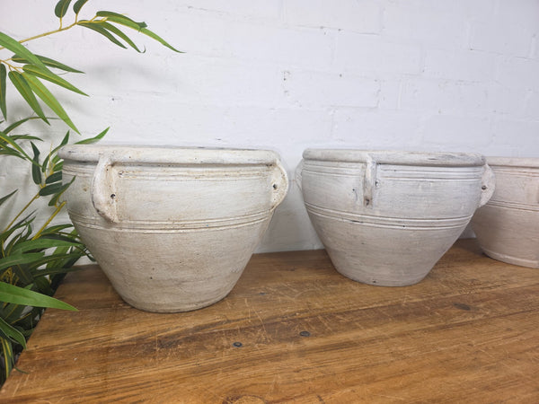 Rustic Hand Made Terracotta Clay Urn Planter Plant Pot